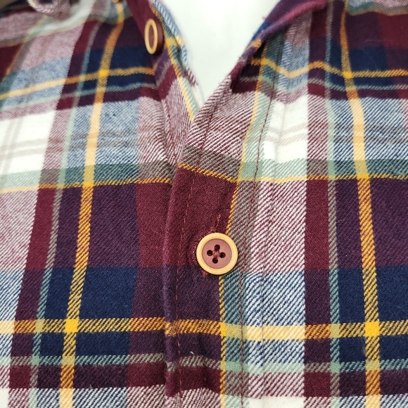 Orginal Weatherproof Vintage Men's Long Sleeve Flannel- Size: Large- Red / White - Picture 7 of 9